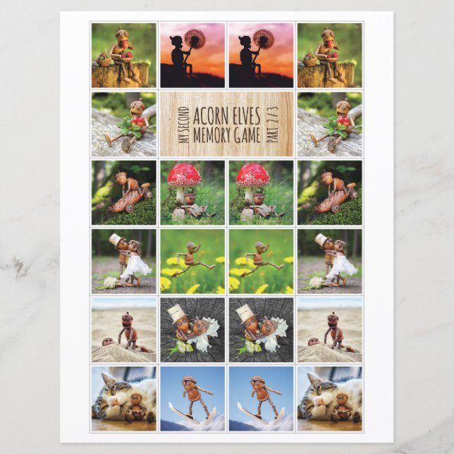 Meu Segundo Acorn Elves Memory Game 2/3 (Frente)