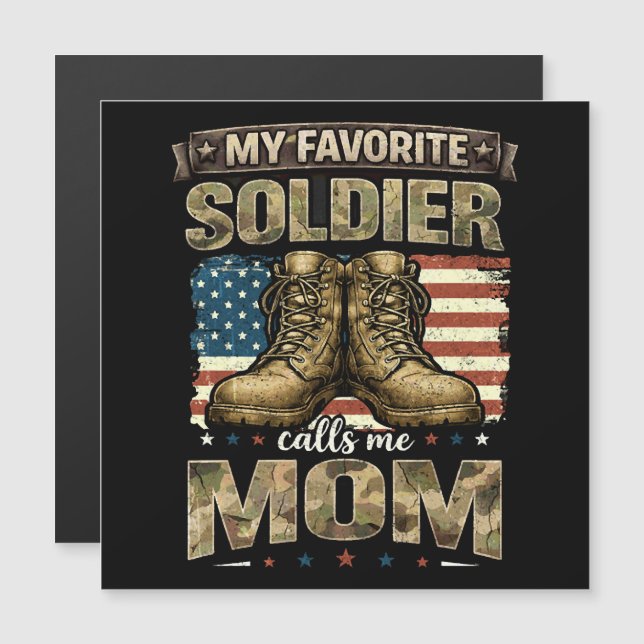 Meu soldado favorito me chama de mãe (Frente/Verso)