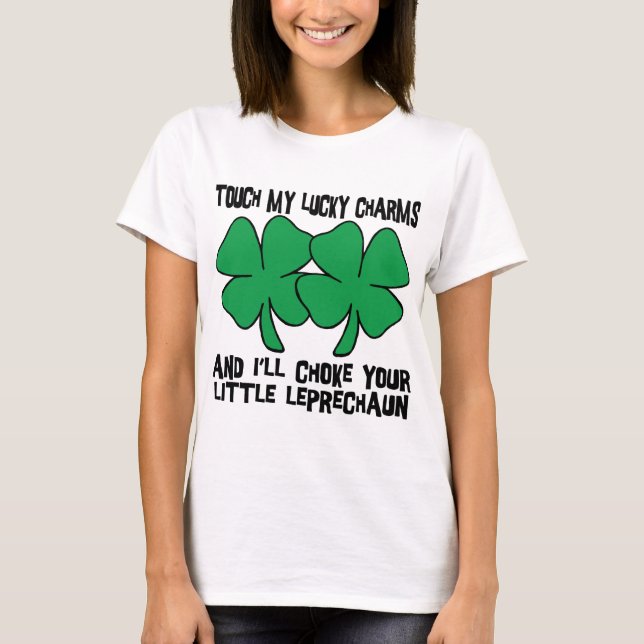 Meu t-shirt afortunado dos encantos (Frente)