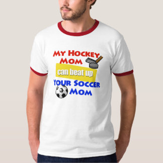 Meu t-shirt da campainha da mamã do hóquei