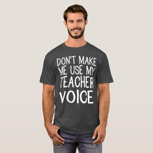 Meu t-shirt da voz do professor (Frente Completa)