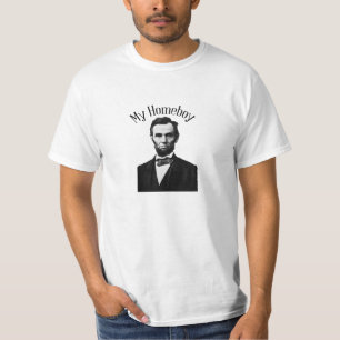 Meu t-shirt de Abraham Lincoln do ficar em casa