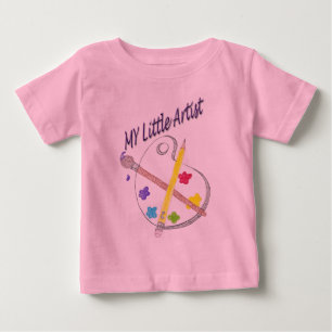 Meu t-shirt pequeno da criança do artista
