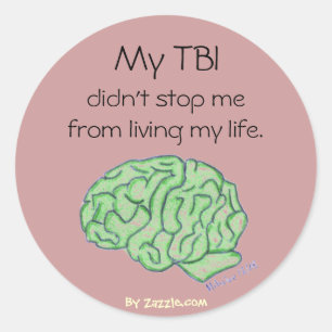 "Meu TBI não me parou" etiqueta