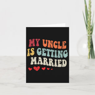 Meu Tio Vai Casar Com O Anúncio De Casamento E