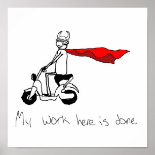 Meu trabalho aqui é poster feito