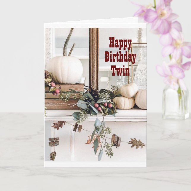 **MEU TWIN** NO SEU CARTÃO DE DIA ESPECIAL (Orquídea)