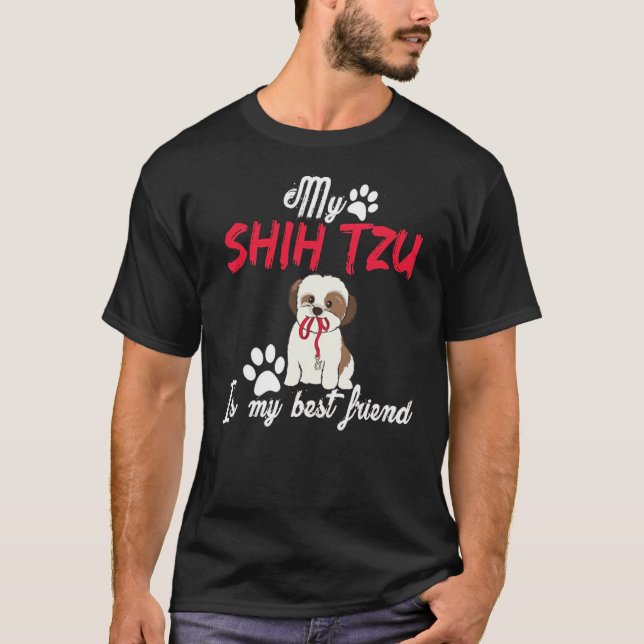 Meu tzu de Shih é minhas camisas engraçadas do (Frente)