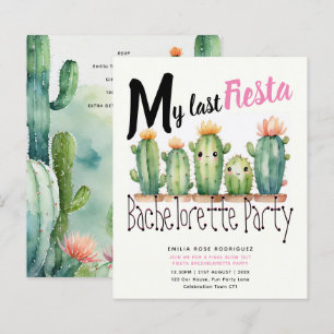 Meu Último Tema De Cactos De Festa de solteira Fie
