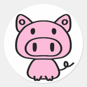 Meus Adesivos de Porquinho Rosa