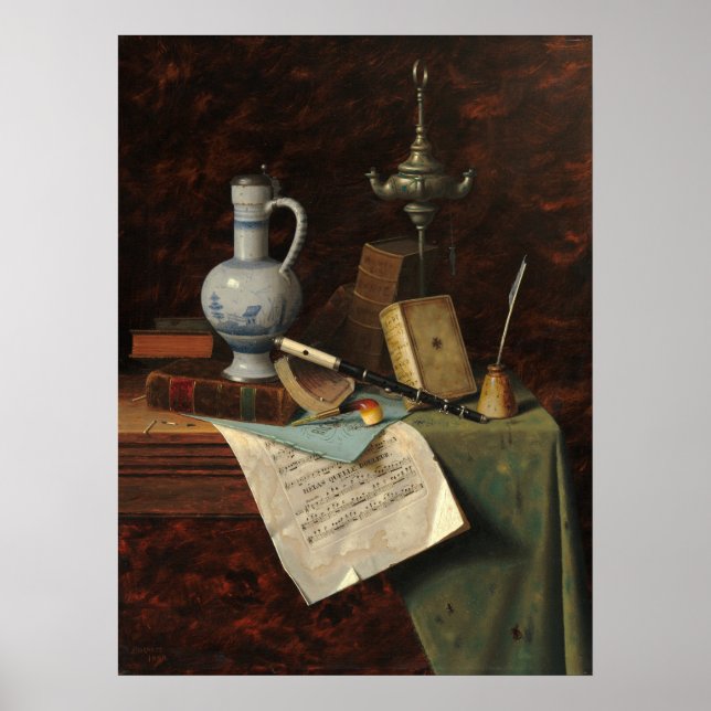 Meus Gems - William Harnett Fine Art Poster (Frente)