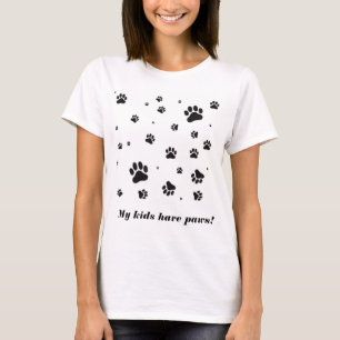 Meus miúdos têm a camisa das patas