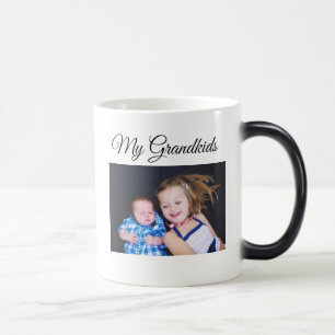 Meus netos personalizaram a caneca de café da foto