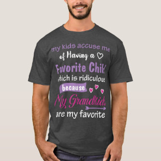 Meus Netos são minhas Camisetas engraçadas favorit