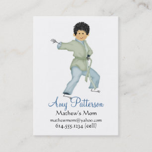 Meus poucos cartões das mamães do karaté