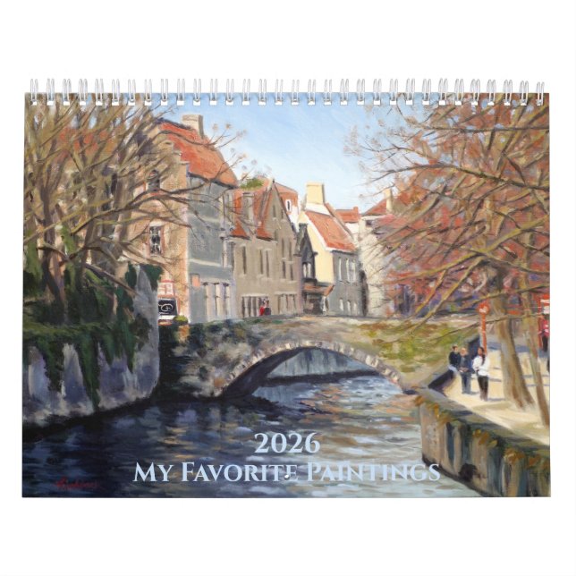 Meus Quadros Favoritos – Calendário 2026 (Capa)