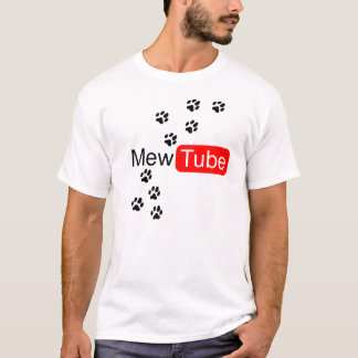Mew a camisa do amante do gato do tubo