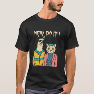 Mew Faz! Legal Cat e Llama T-Shirt