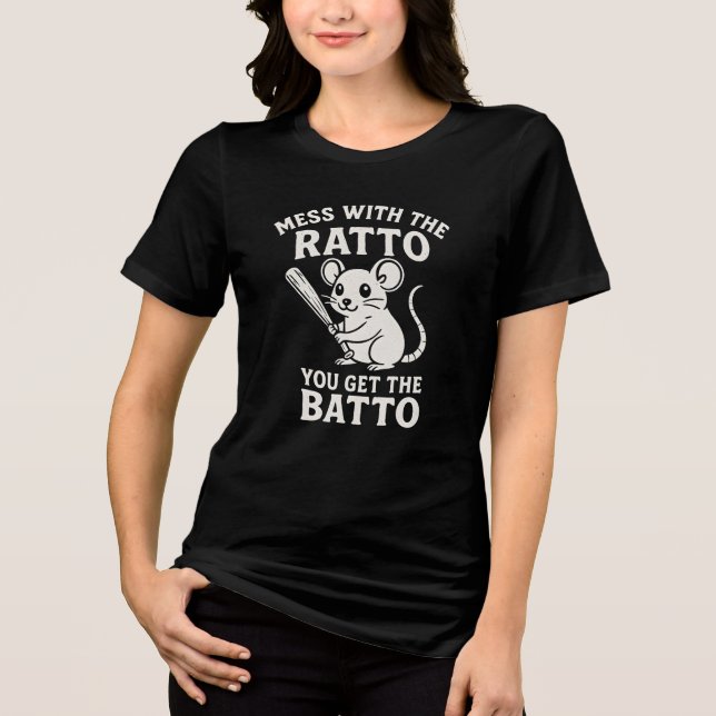 Mexa com o Ratto Você Ganha o Batto Camiseta Diver (Frente)