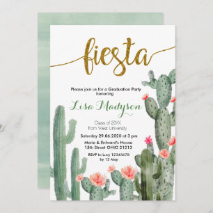 Mexicano do partido do convite da graduação da