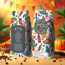 mexicano Fiesta Any Occasion Pattern Wht ID1114