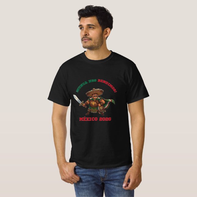 México 2026: Nunca Nos Rendimos! Camiseta Warrior (Frente Completa)