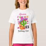 México Birthday Girl Fiesta | Camisa do Partido Mé<br><div class="desc">Comemora o aniversário com esta camiseta especial,  design especial e personalizada</div>