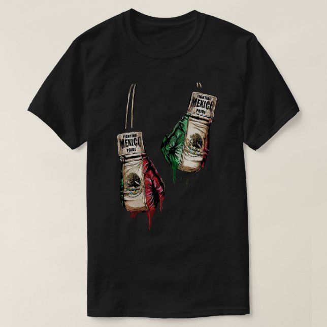 México Boxing MMA - Camisa Clássica Mexicana (Frente do Design)