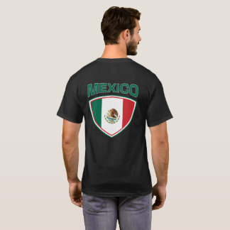 México Flag Shield T-Shirt