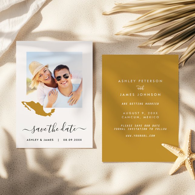 México Mapa Fotografia Casamento Salve o Cartão de (Criador carregado)