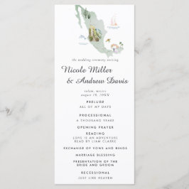 México | Programa de Cerimônia de Casamento de Des