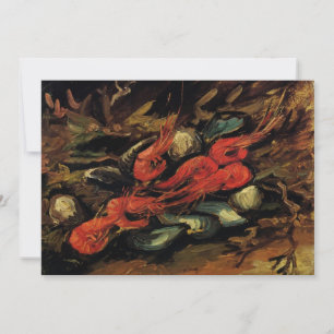 Mexilhões e Camarões por Vincent van Gogh Convite