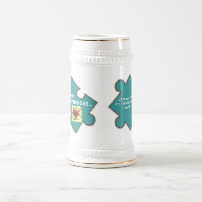 MFH2 CANECA DE CERVEJA - AutismAwarenessSEAGREEN (Centro)