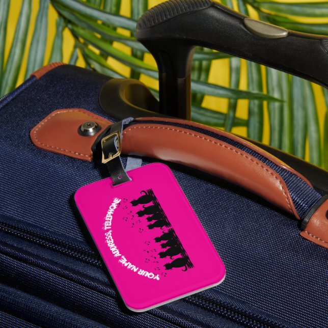 Miaçando Personalizar , Etiqueta de Bagagem  (Frente Insitu 1)