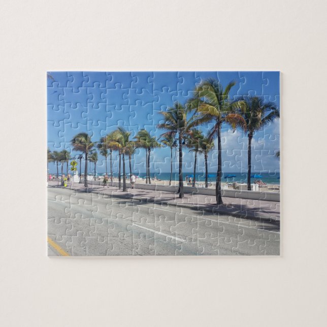 MIAMI BEACH FLORIDA JIGSAW QUEBRA-CABEÇA CHALLEGIN (Horizontal)