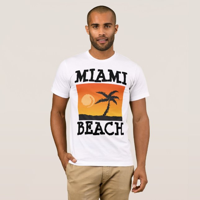MIAMI BEACH FLORIDA T-shirts e tampas de tanques (Frente Completa)
