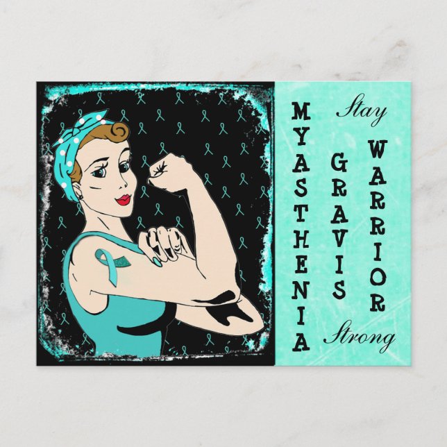 Miastenia Gravis Cartão postal (Frente)