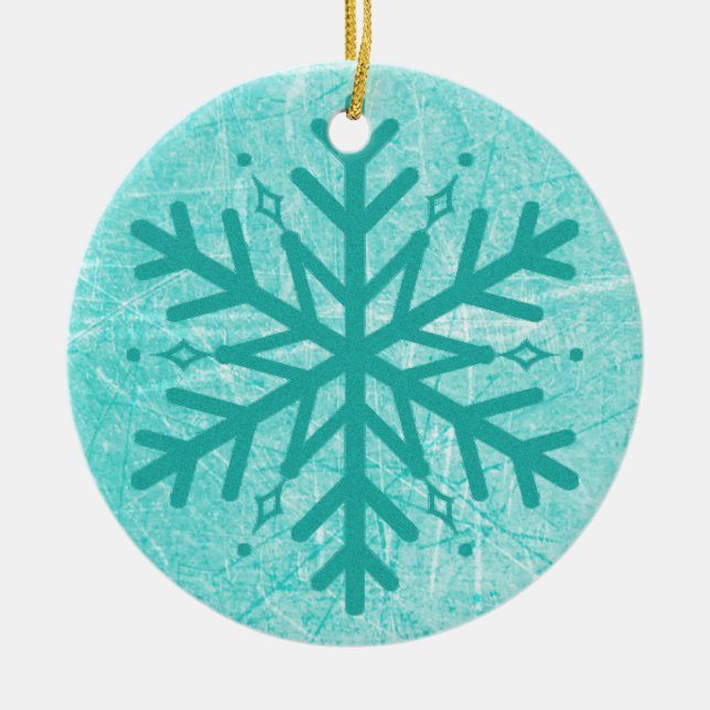 Miastenia Gravis Snowflake Enfeites de natal (Frente)