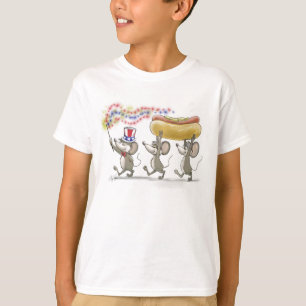 Mic, Mac & Moe's Happy 4 de julho, T-Shirt do garo