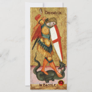 Michael Archangel e Dragon Sienese Prayer