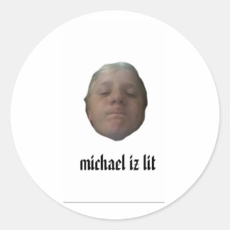 michael iz iluminado adesivos