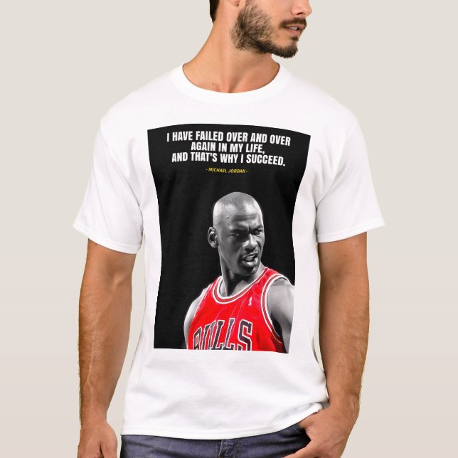 Michael Jordan quotes T-Shirt (Frente)