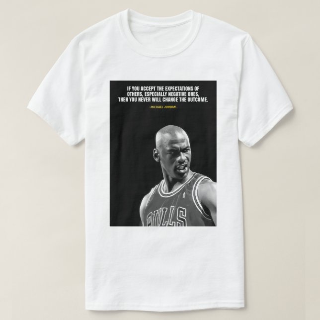 Michael Jordan quotes T-Shirt (Frente do Design)