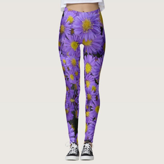 Michaelmas Daisy Pattern Legging (Frente)