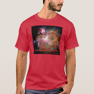Michelangelo e o t-shirt da nebulosa de Orion