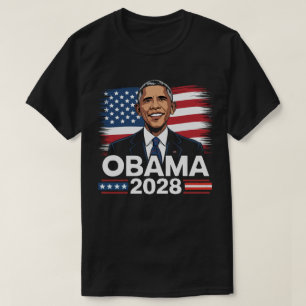 Michelle Obama 2028 Presidente T-Shirt - Hope & Ch