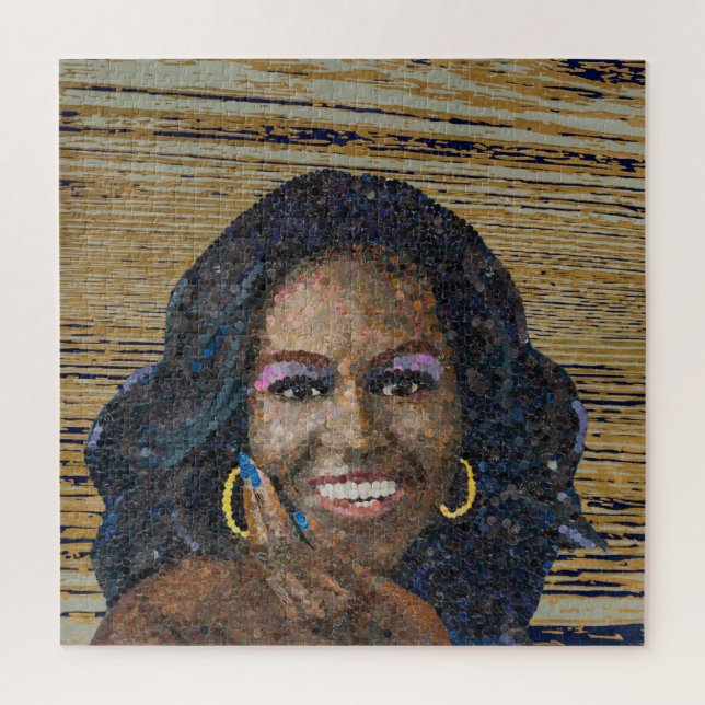Michelle Obama Quebra-cabeça (Vertical)