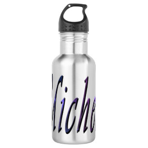 Micheto, Nome, Logotipo, Garrafa De Água Reutiliz