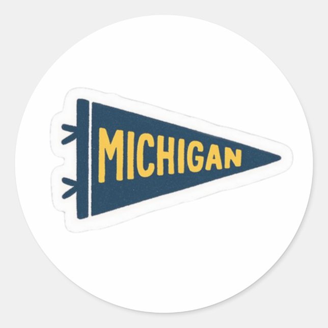 Michigan! Adesivo (Frente)
