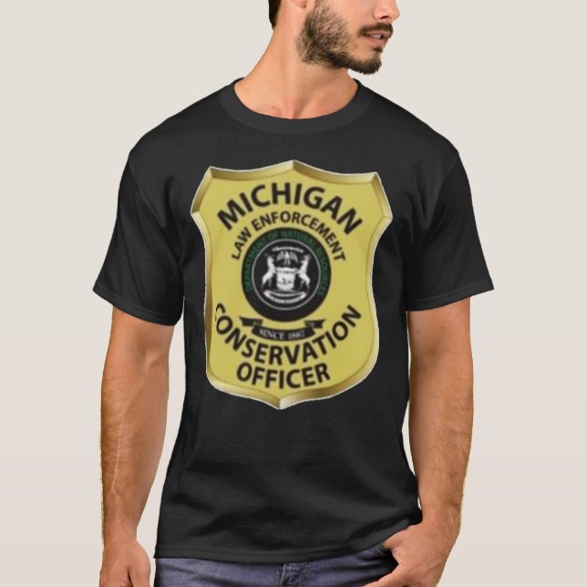 Michigan Conservation Officer Classic T-Shirt (Frente)